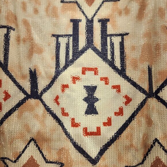 M Officer size 1 juniors sequined knee lengthed straight pencil skirt - Picture 2 of 7